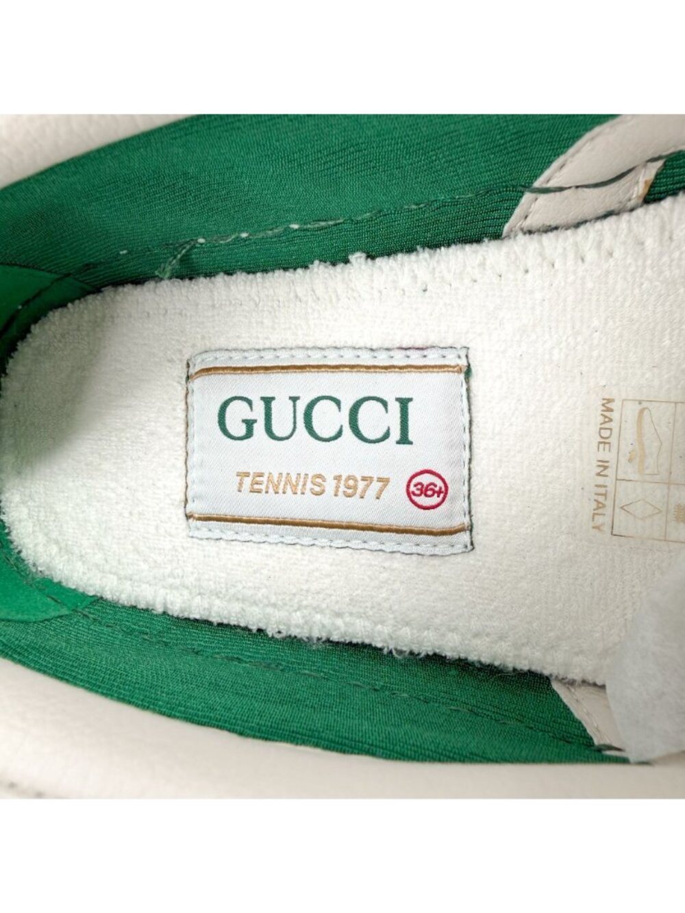 Gucci Tennis 1977 Slip On Sneakers GG Canvas Platform Size 36.5 US 6.5 Women’s - Picture 15 of 15